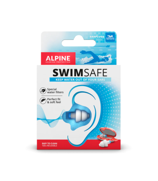 Apsauginiai kamštukai ausims nuo vandens „SwimSafe“