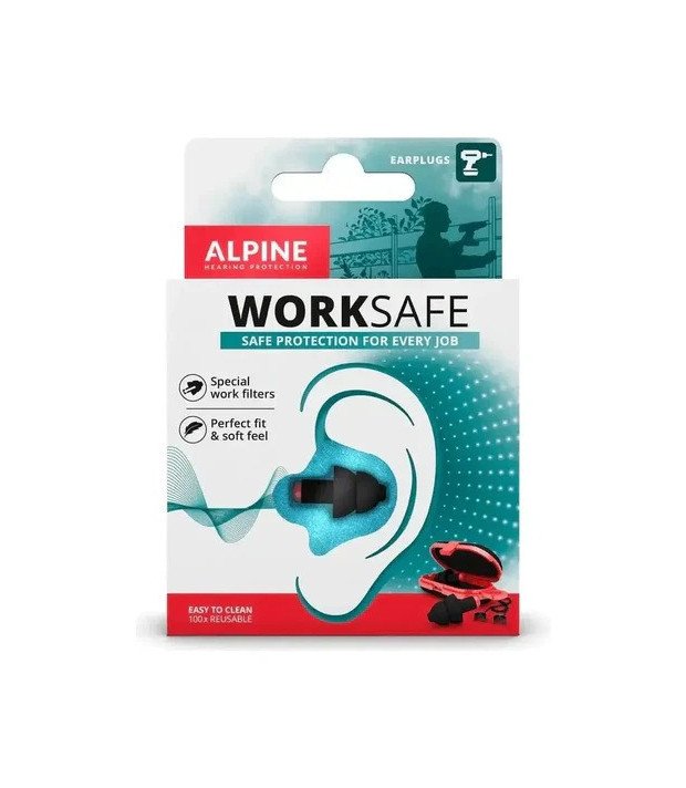 Apsauginiai kamštukai ausims nuo triukšmo dirbant „WorkSafe“