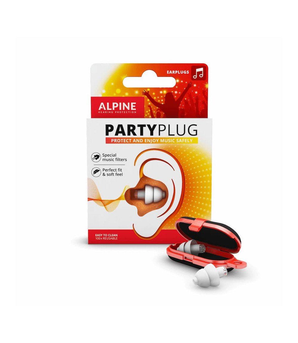 Apsauginiai kamštukai ausims vakarėliams „PartyPlug“