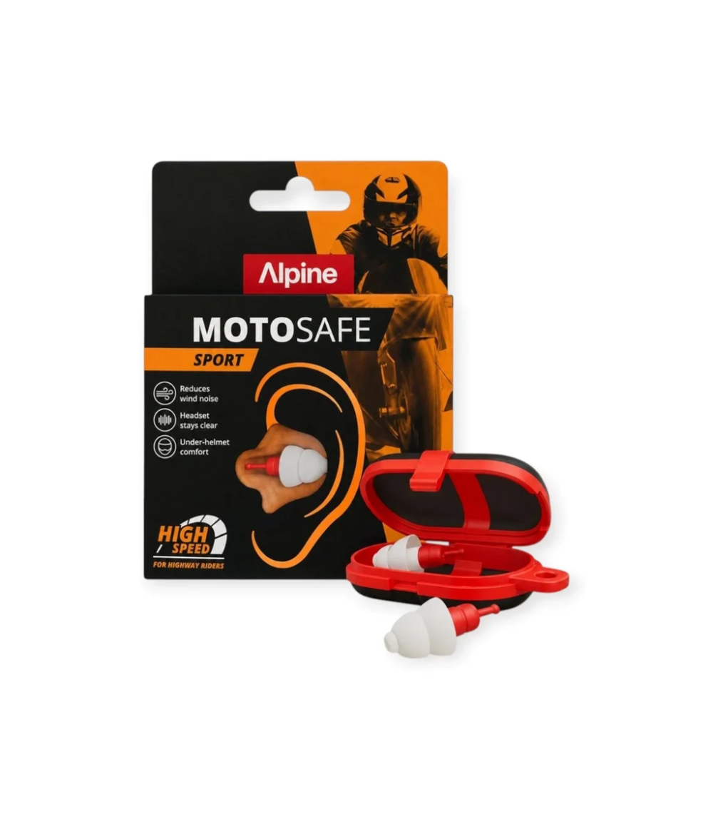 Apsauginiai ausų kamštukai motociklininkams MotoSafe Sport