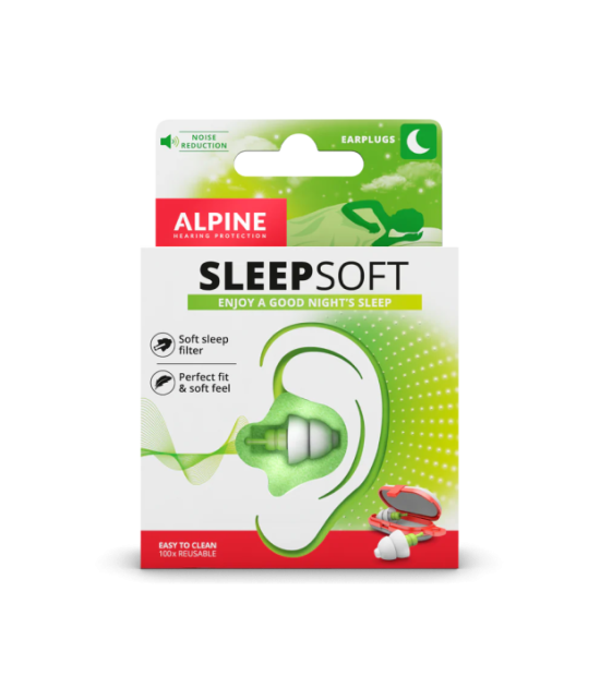 Apsauginiai kamštukai ausims miego metu „SleepSoft“